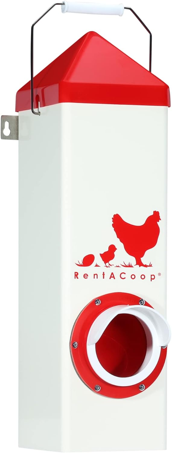 RentACoop 5lb Single-Port Chicken Feeder